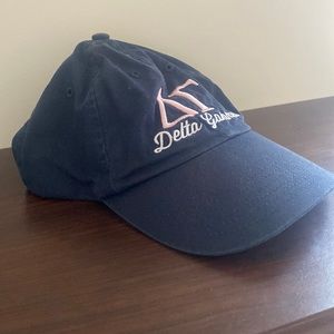 Delta Gamma Navy Hat, adjustable